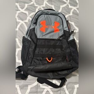 Under Armour Black and Gray with Neon logo Backpack